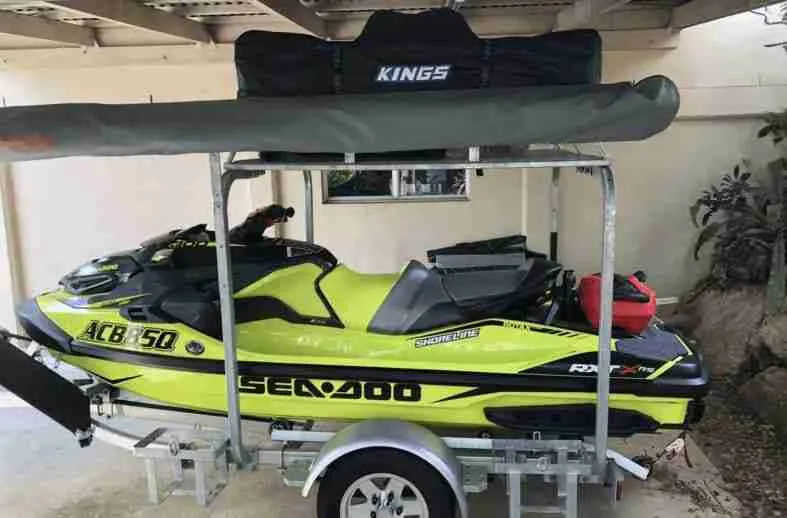 Rooftop Tent On Jet Ski Trailer