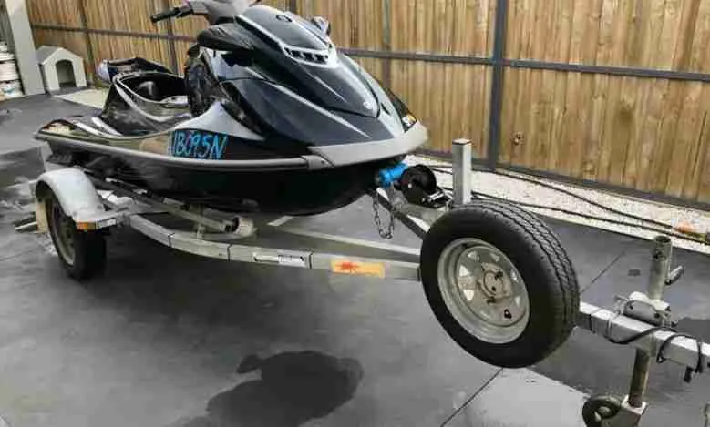 Spare Tyre On Jet Ski Trailer