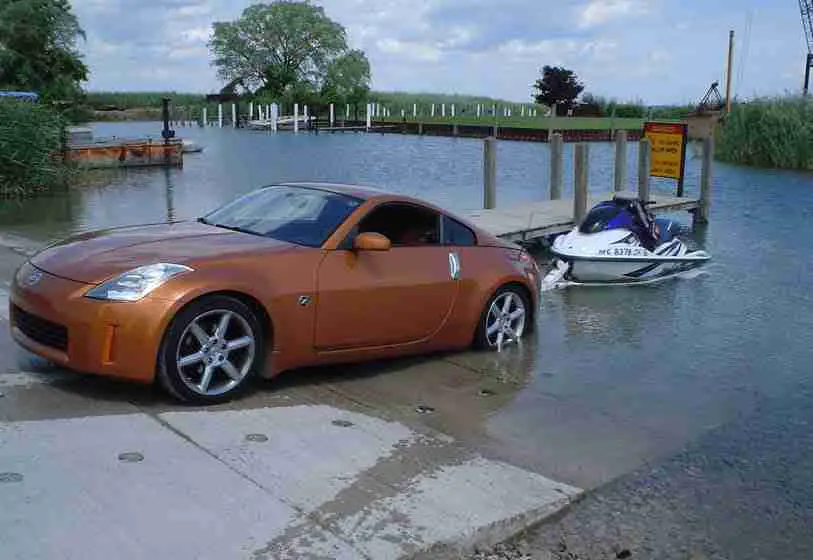 Towing A Jet Ski With A Sports Car