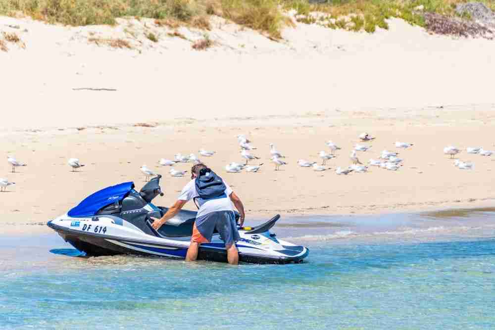 Jet Ski On Beach