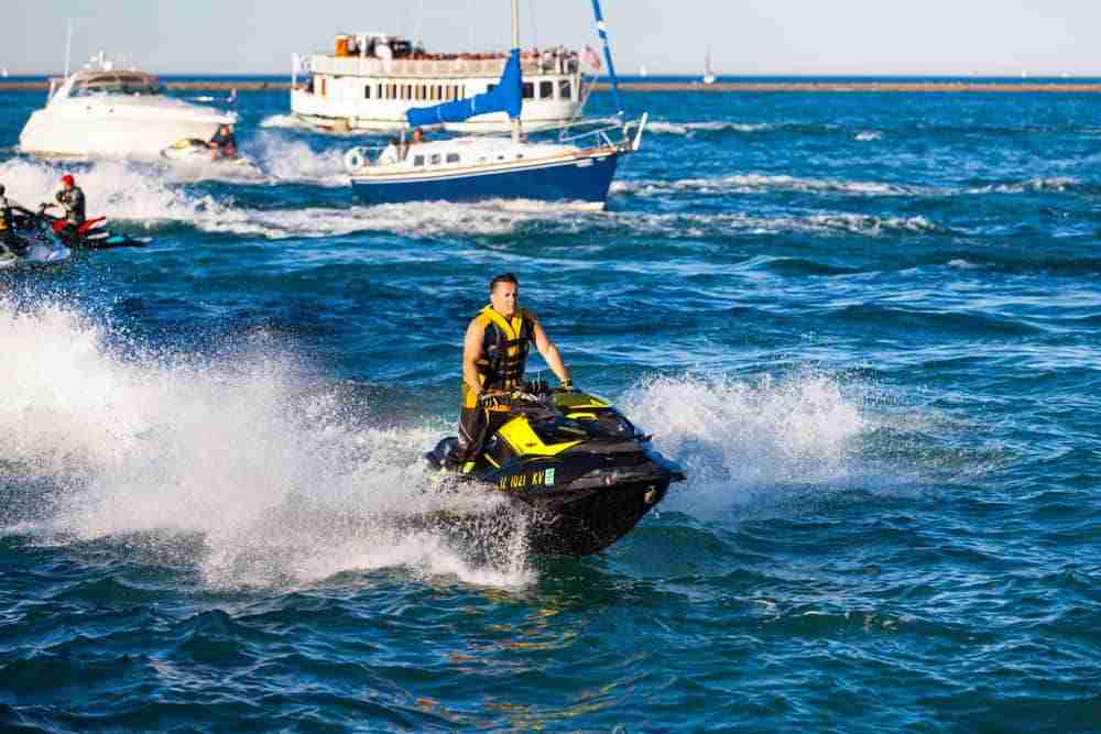 Lake Michigan Jet Ski Rider