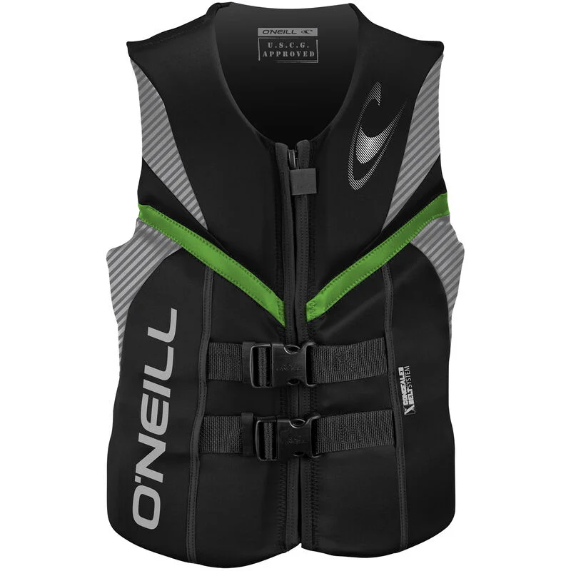 O'Neill Men'S Reactor Uscg Life Vest 4 Oneill Men'S Reactor Life Jacket Green