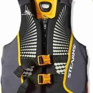 Sterns Men's V1 Series Hydroprene Life Jacket - Front (Yellow)
