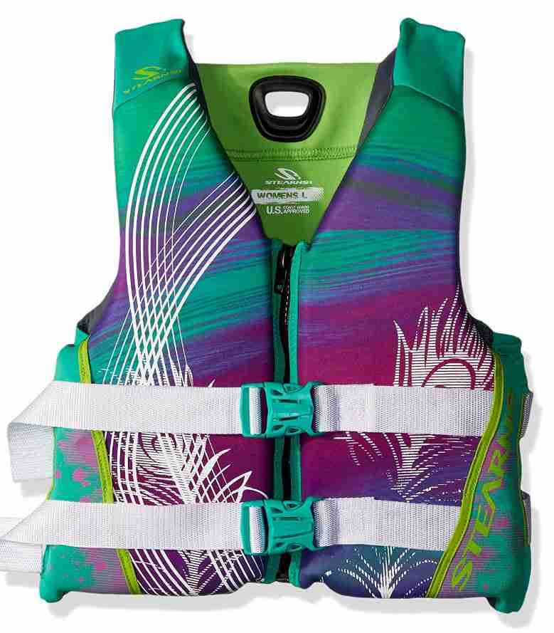 Stearns Men’s V1 Series Hydroprene Life Jacket 5 Sterns Women'S V1 Series Hydroprene Life Jacket Front
